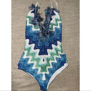 Missoni cross-back swimsuit size S